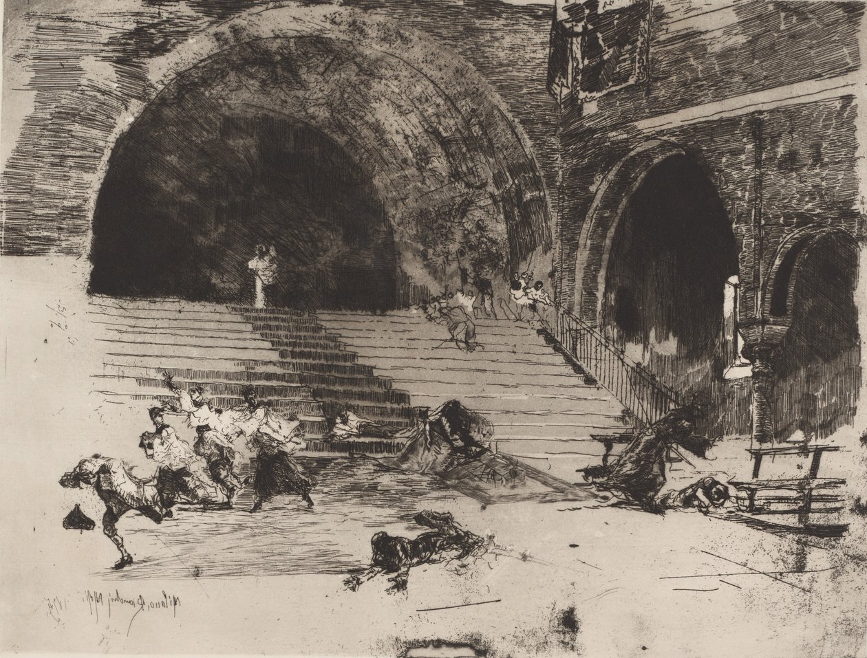Et mirakel et mirakel, 1874. af Bianchi Mose