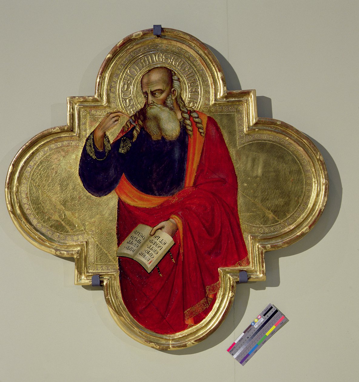 St. John (tempera og bladguld på panel) af Bicci di Lorenzo