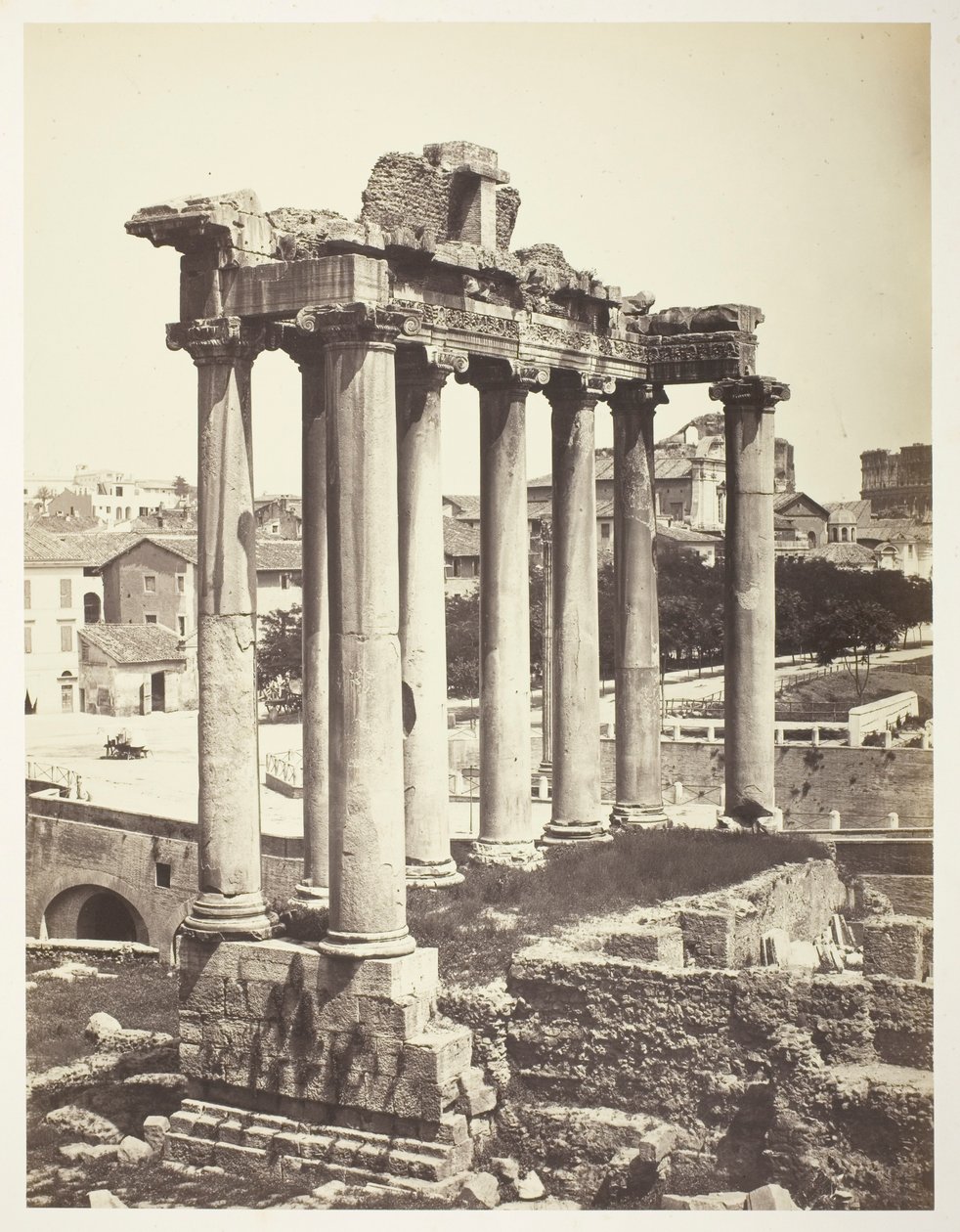 Forum Romanum, Rom af Bisson Frères