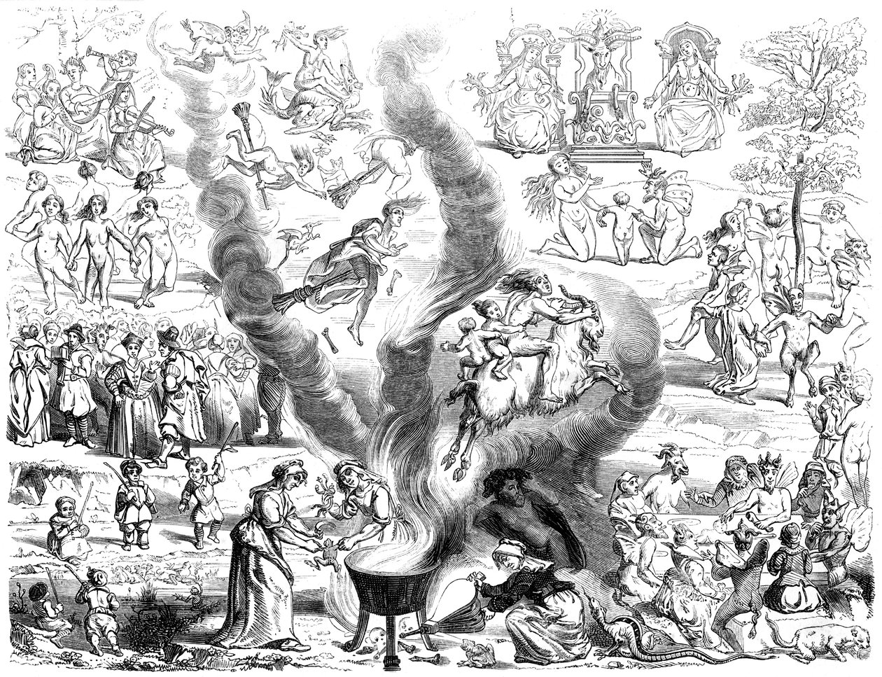 Sabbaten, 1500-tallet 1849. af Bisson and Cottard