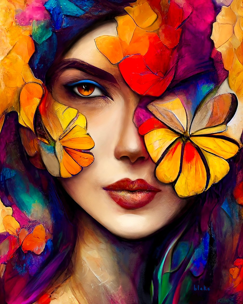 Flora Parable, ca. 2022 (Digital kunst) af Blake Munch