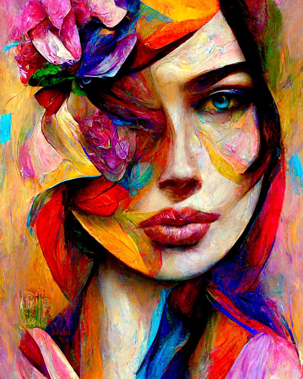 The Flowers of Evil, ca. 2022 (Digital Art) af Blake Munch