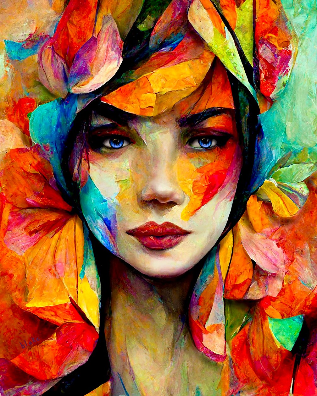 Living In A Vase, ca. 2022 (Digital Art) af Blake Munch