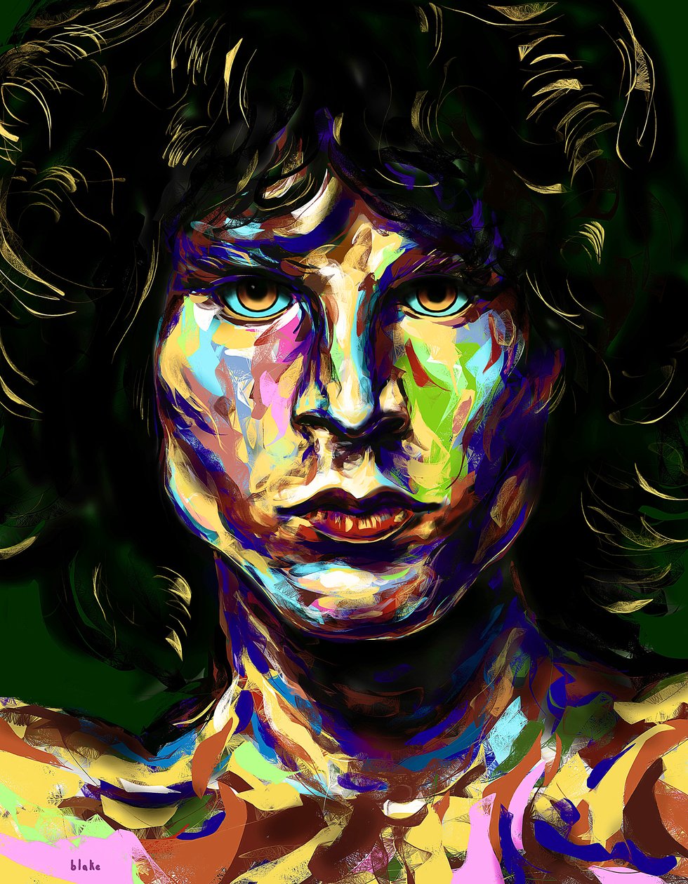 Mr Mojo Risin, ca. 2022 (Digital kunst) af Blake Munch