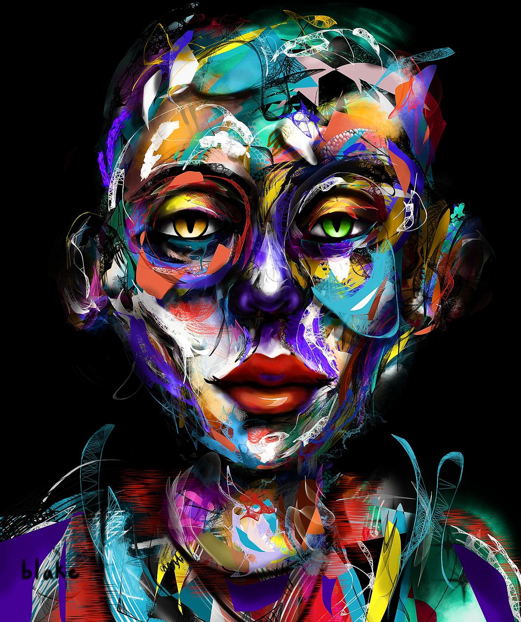The Vitruvian Mind, ca. 2022 (Digital kunst) af Blake Munch