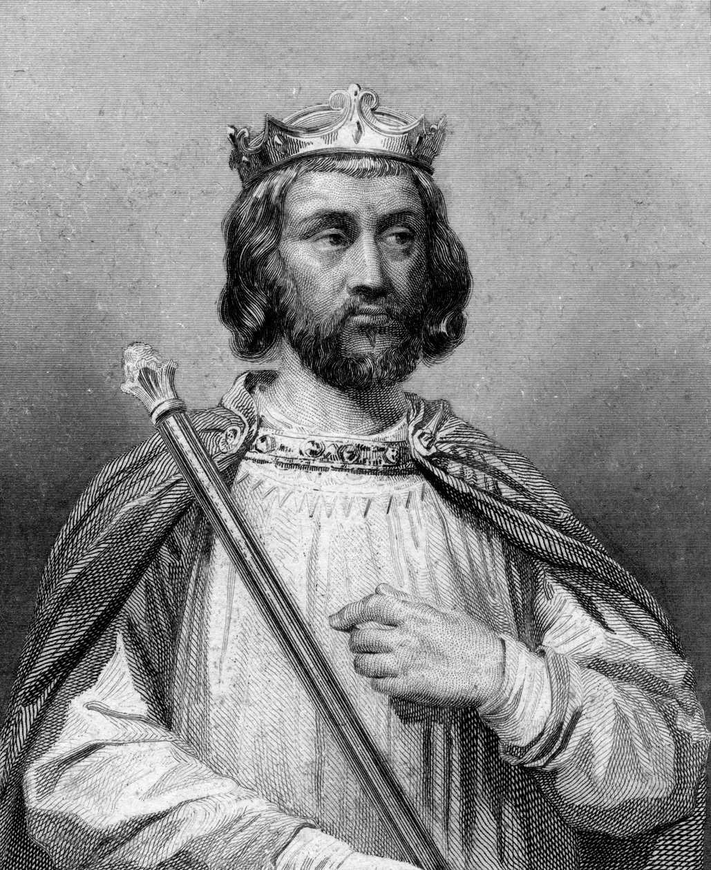 Kong Clotaire III af frankerne, 1800-tallet. af Blanchard