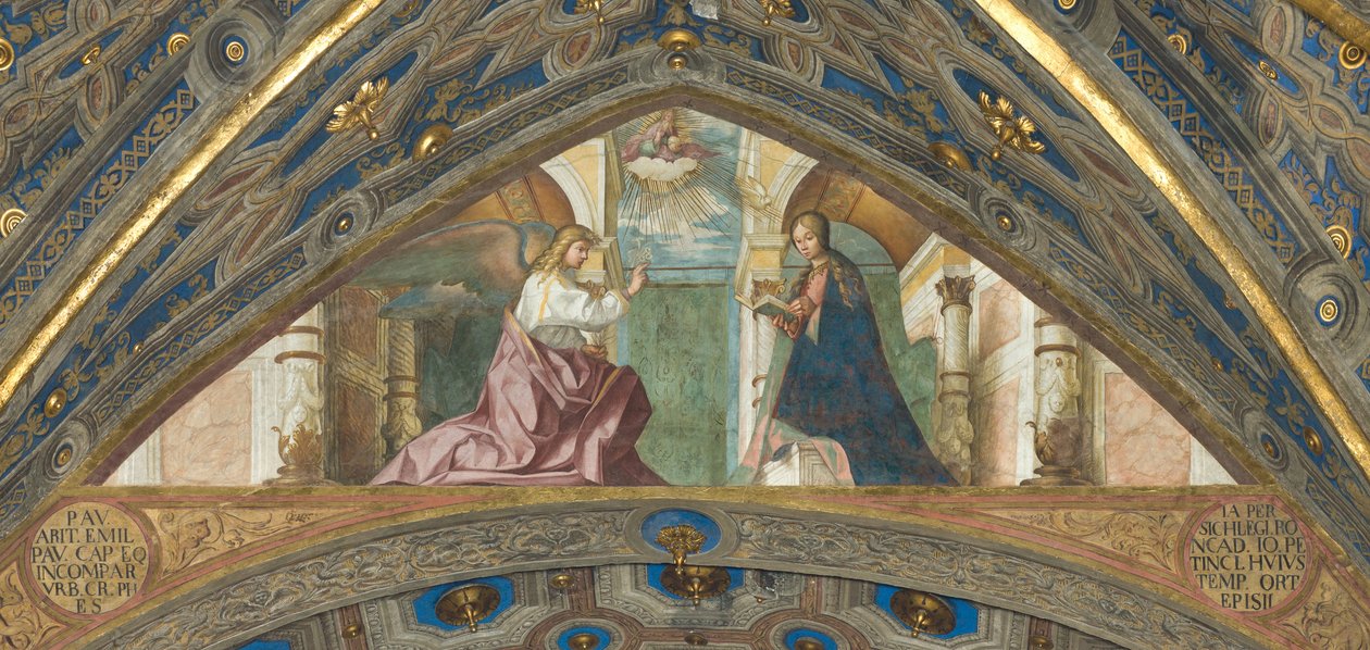 Apsis, Superarch, Boccaccio Boccaccino, Bebudelse 1506-07 af Boccaccio Boccaccino