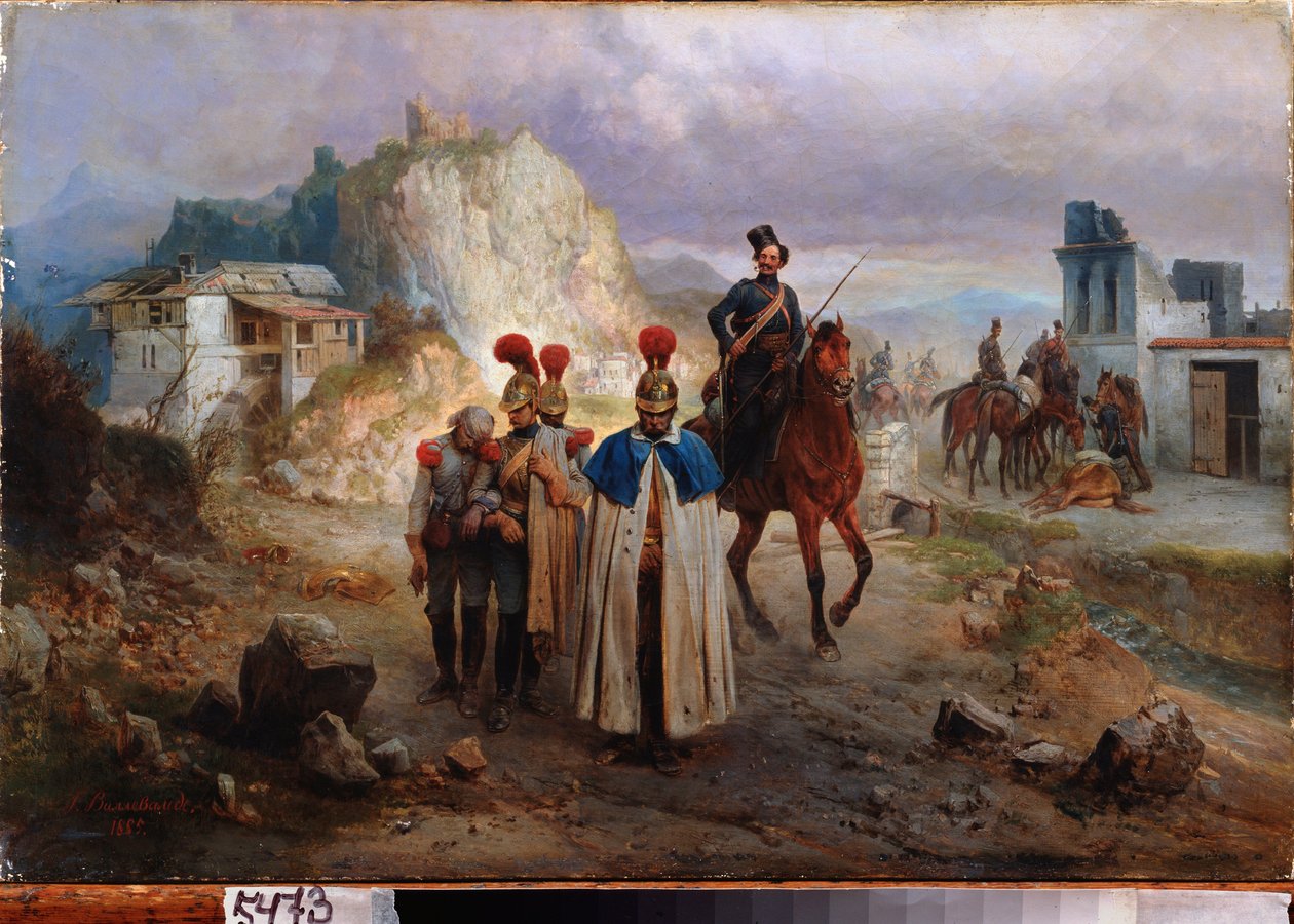 De fangede franske mænd i 1814) af Bogdan Willewalde