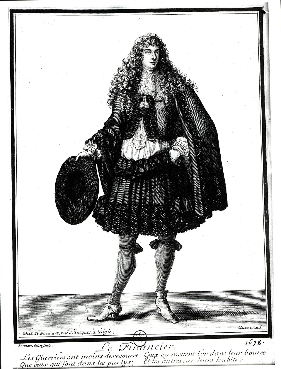 Bankmanden, 1678 af Nicolas Bonnart