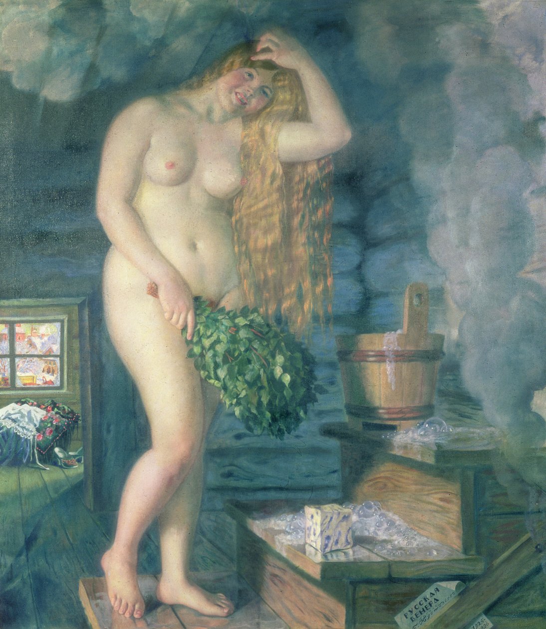 Russisk Venus, 1925-26 af Boris Mikhailovich Kustodiev