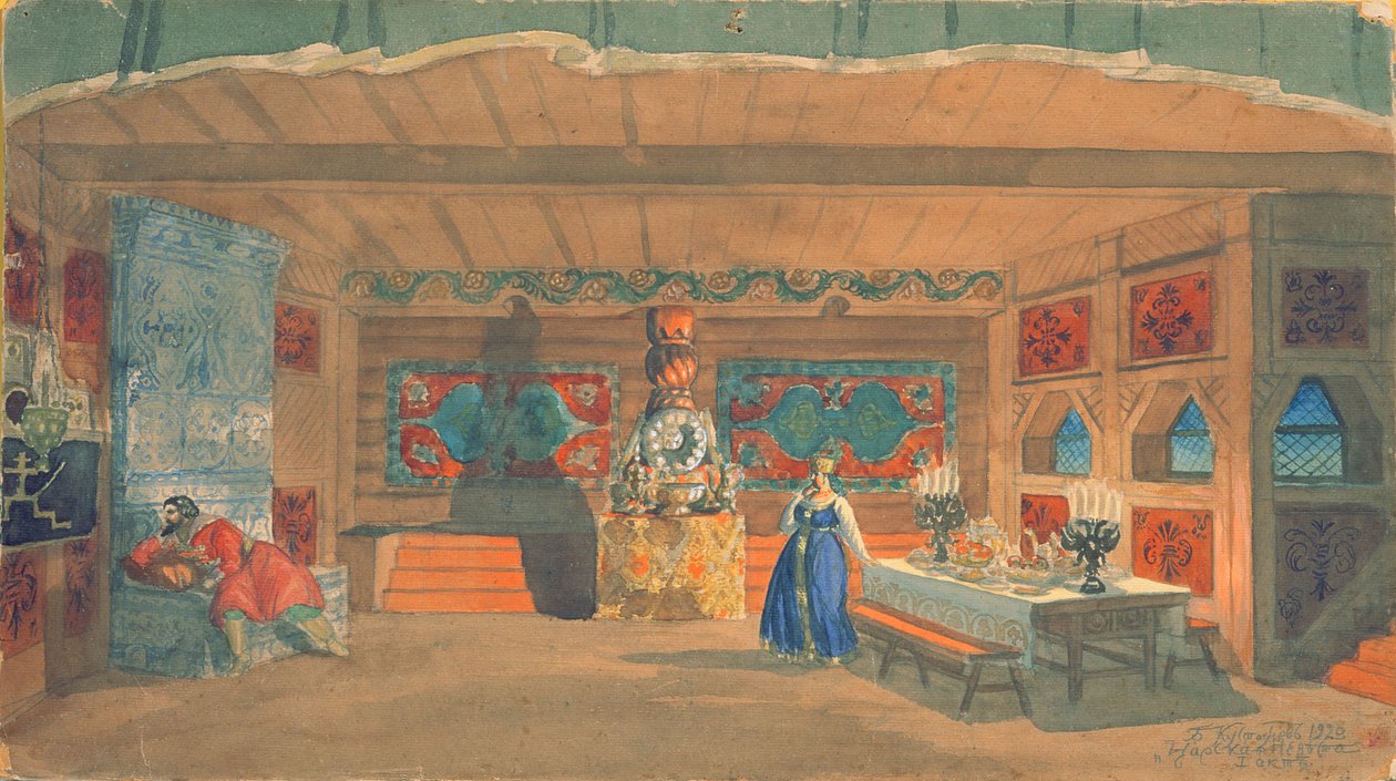 Scenedesign til Rimsky-Korsakovs opera 