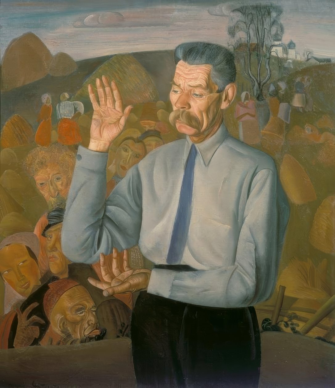 Maxim Gorky af Boris D. Grigorjew