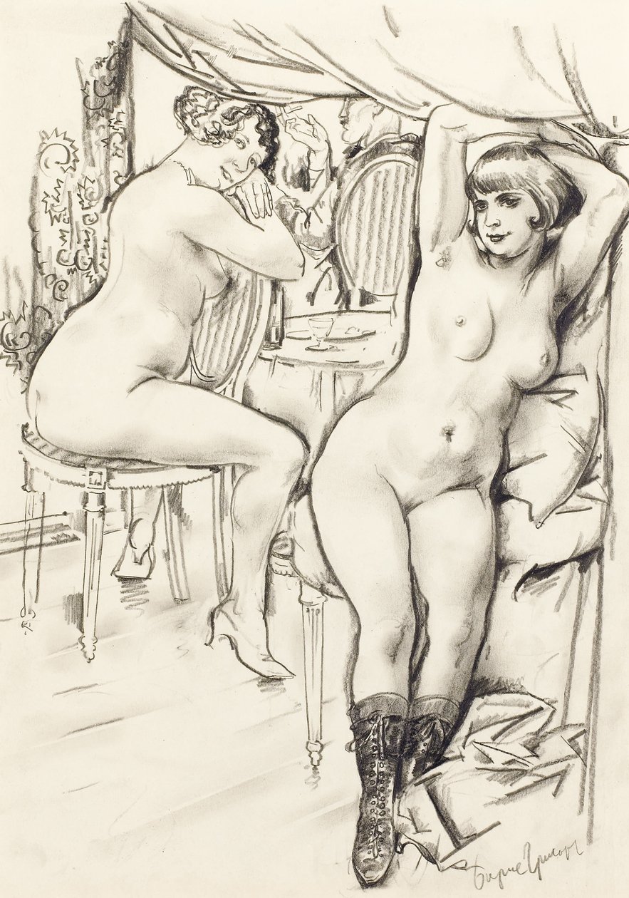 prostituerede af Boris Dmitrievich Grigoriev