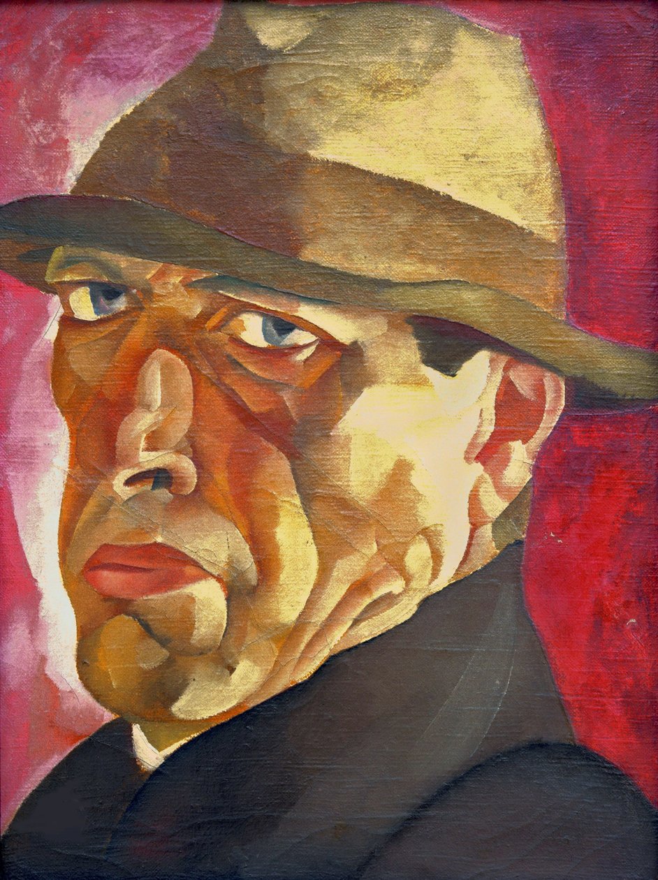 Selvportræt, ca. 1920. af Boris Dmitryevich Grigoriev
