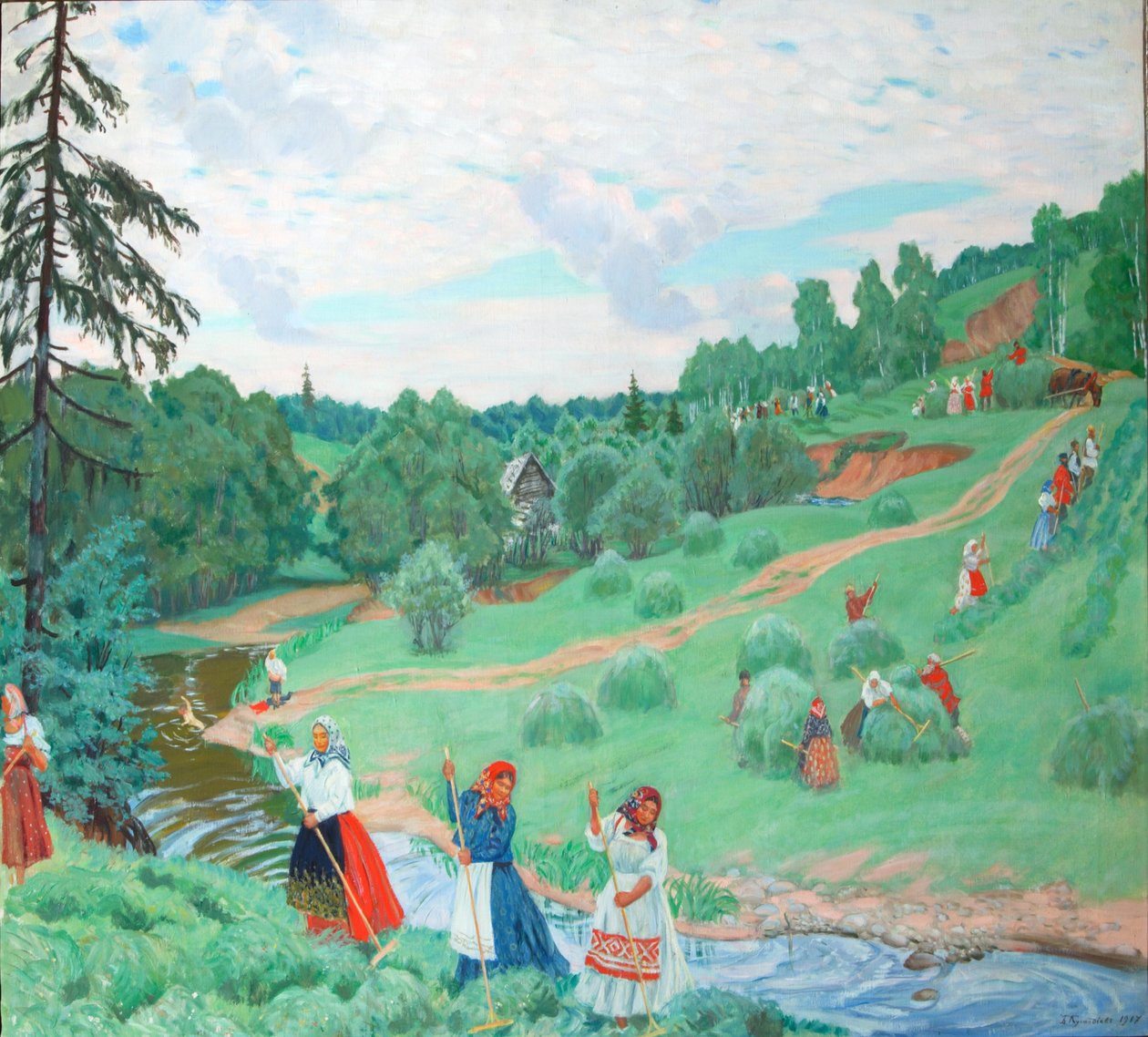 Hej Making, 1918 af Boris Mikhailovich Kustodiev