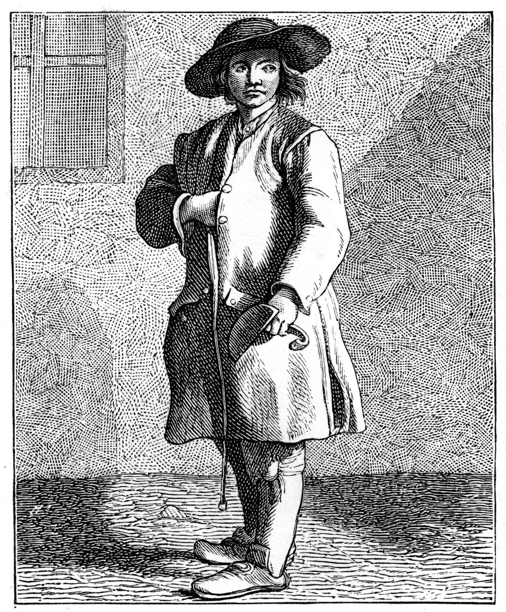 En skorstensfejer, 1737-1742. af Bouchardon