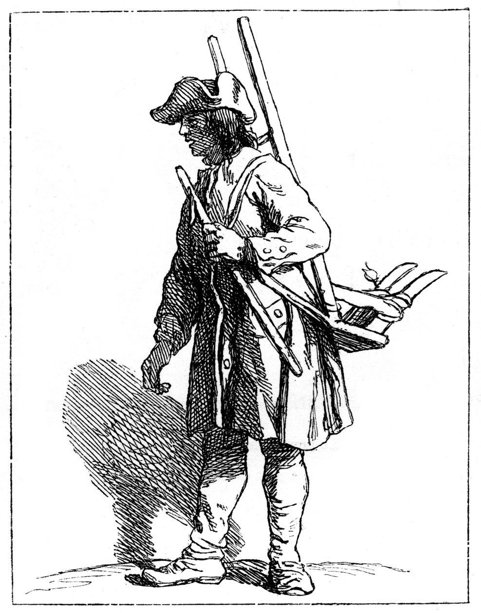 En gadeportør, 1737-1742. af Bouchardon