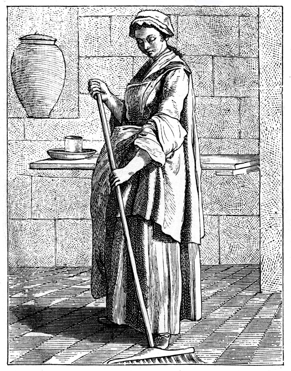 En fejemaskine, 1737-1742. af Bouchardon
