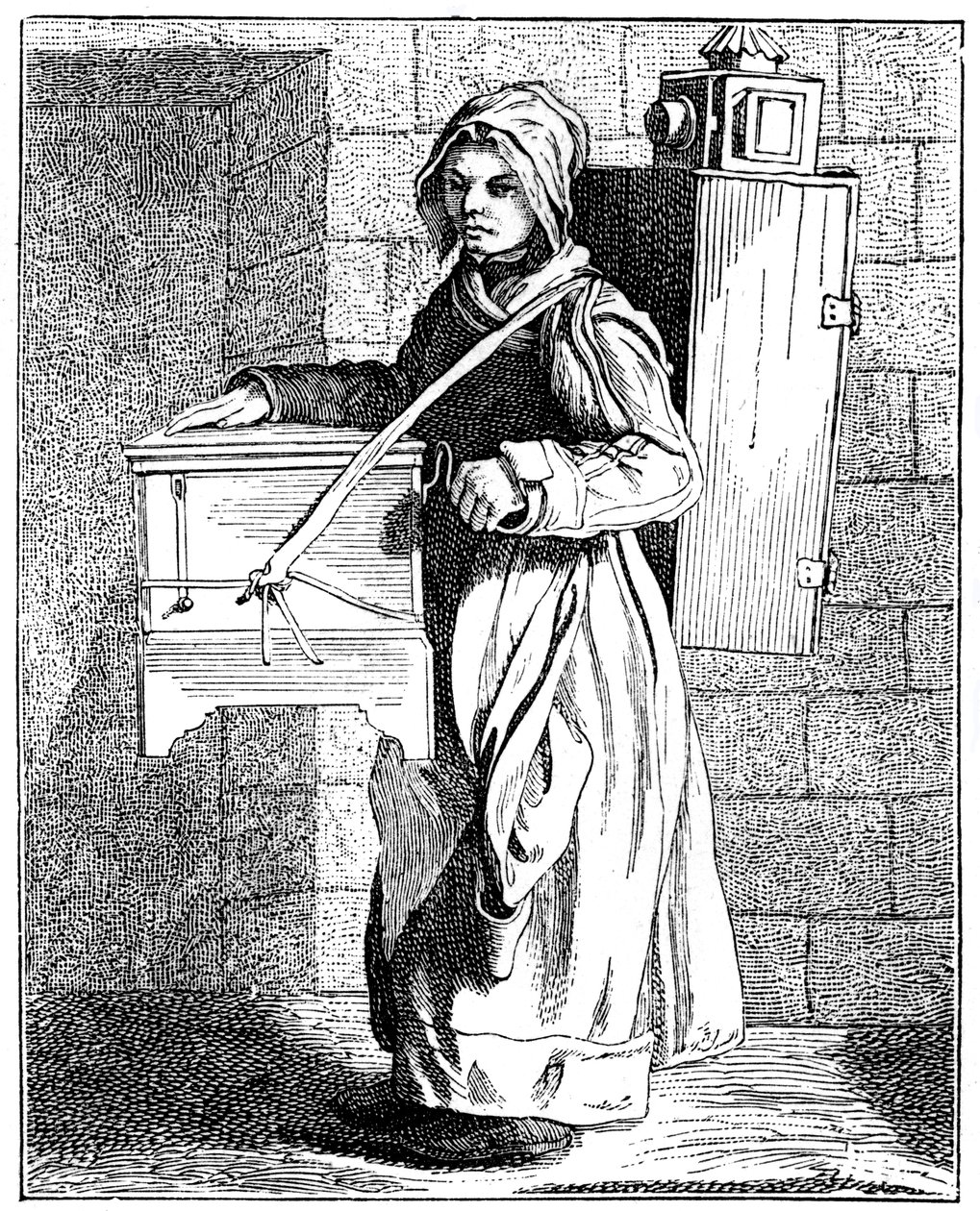 Orgelspilleren, 1737-1742. af Bouchardon