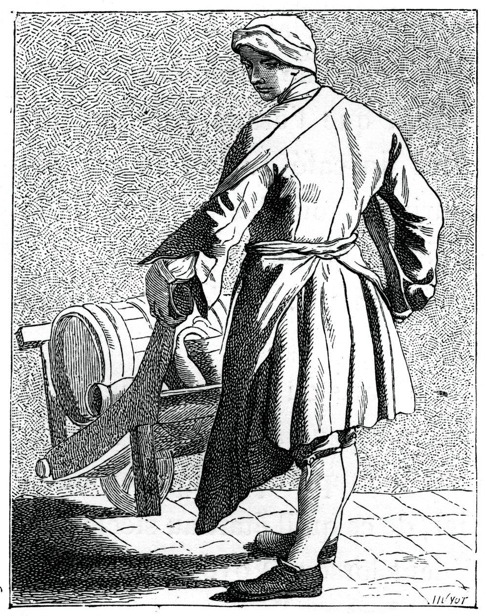 Omrejsende eddikefabrikant, 1737-1742. af Bouchardon