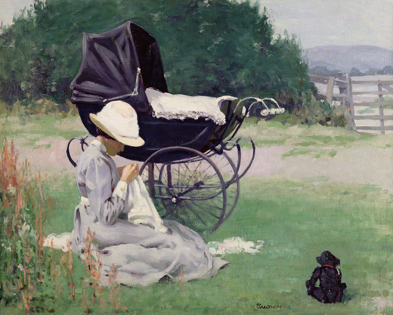 Syning i solen, 1913 af Brake Baldwin