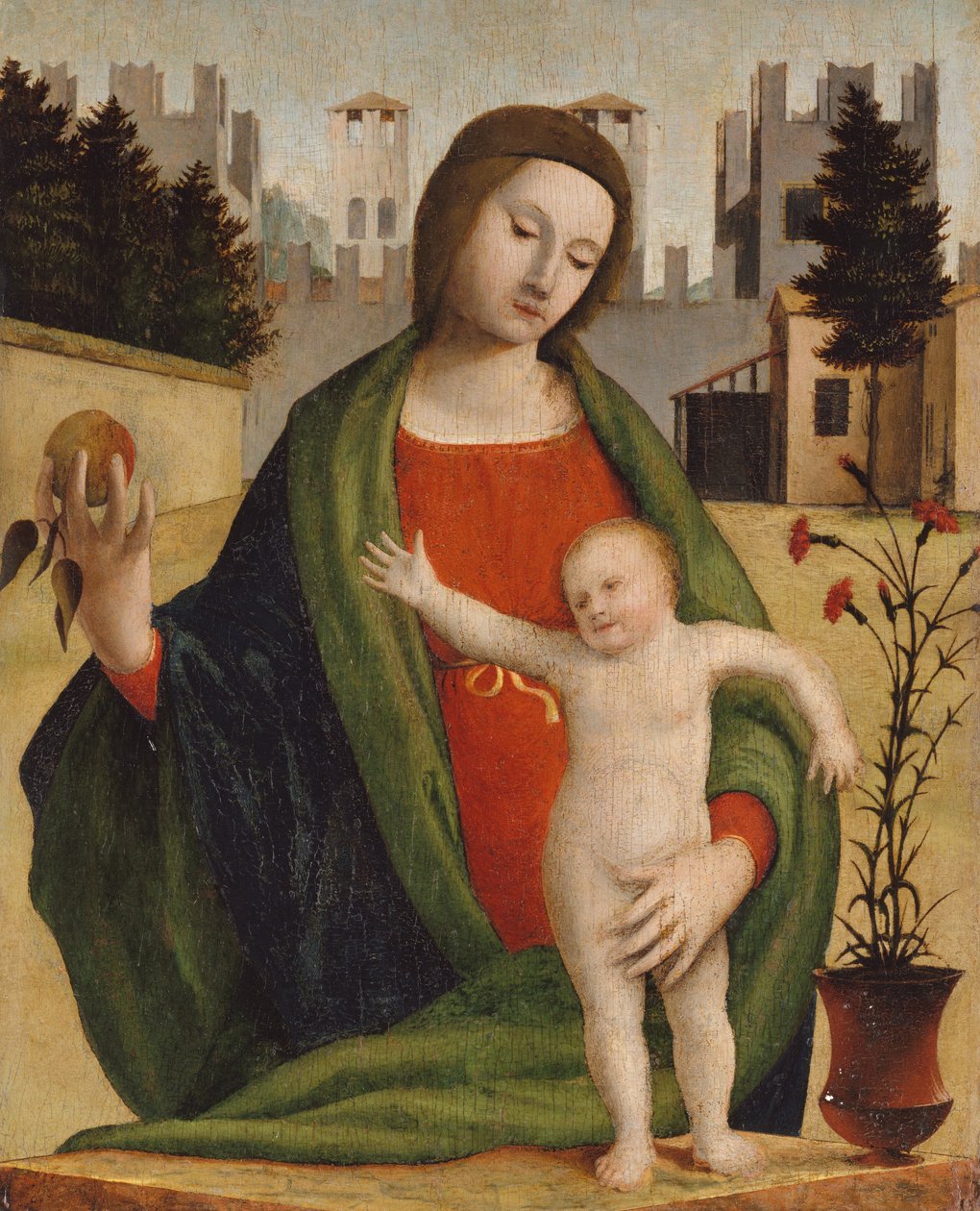 Madonna og barn, før 1508. af Bramantino
