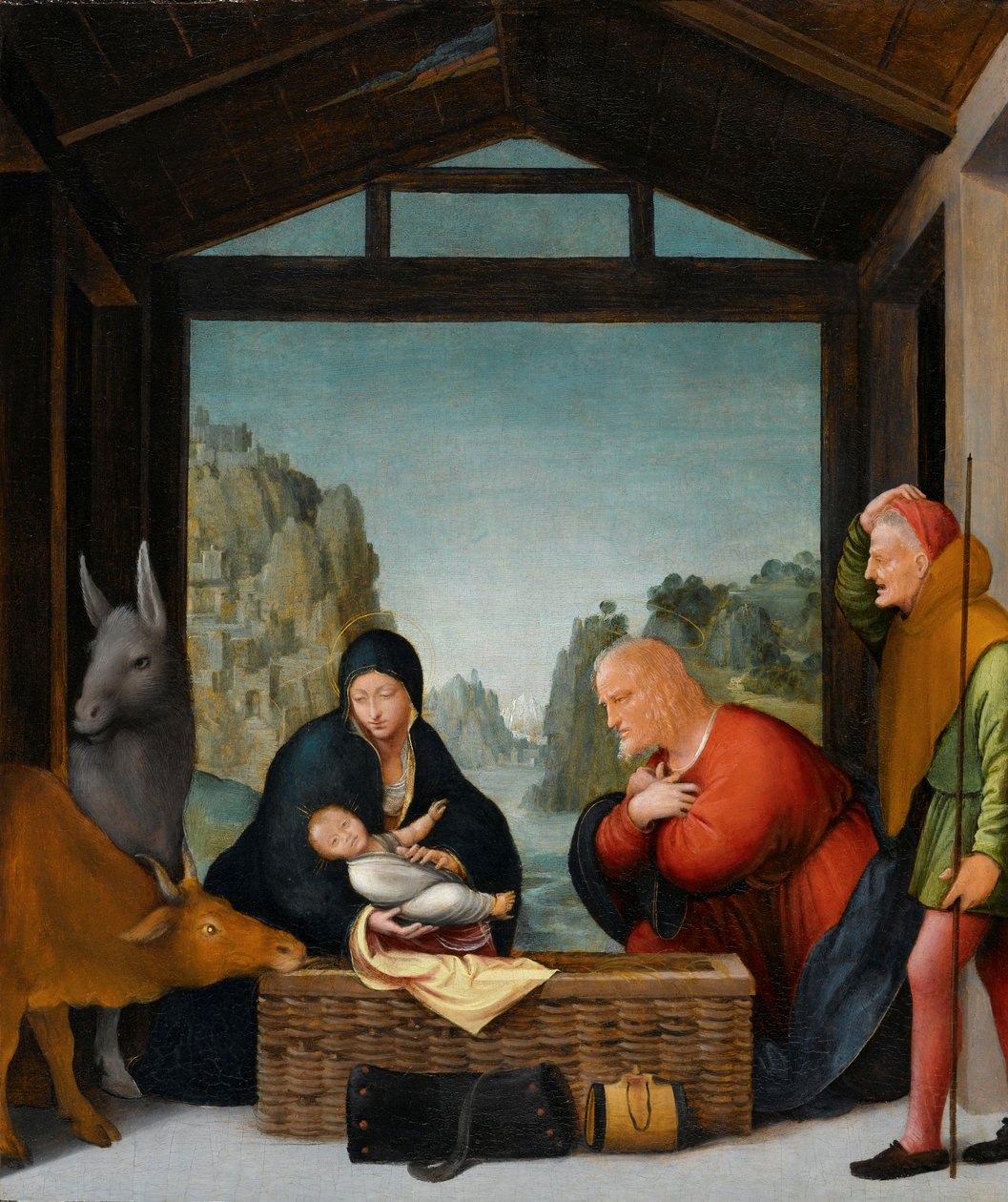 Hyrdernes tilbedelse, 1500-35 af Bramantino