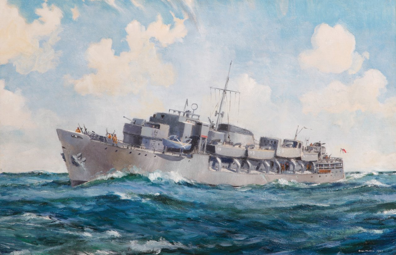 HMS Dronning Emma, Commando angrebsskib af Brian Joseph Mullen