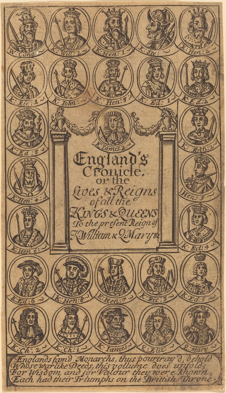 Frontispice af British 17th Century