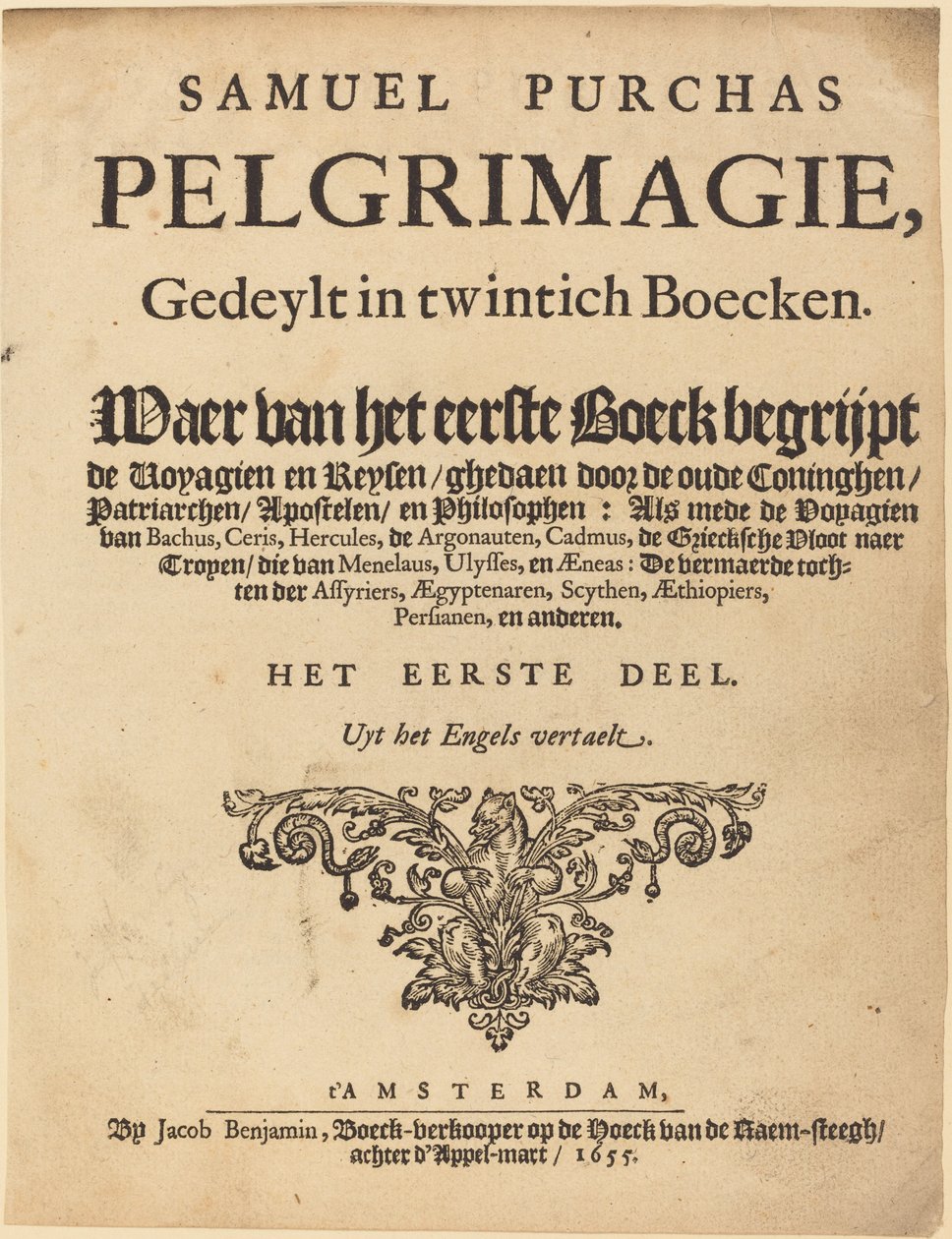 Titel side af British 17th Century