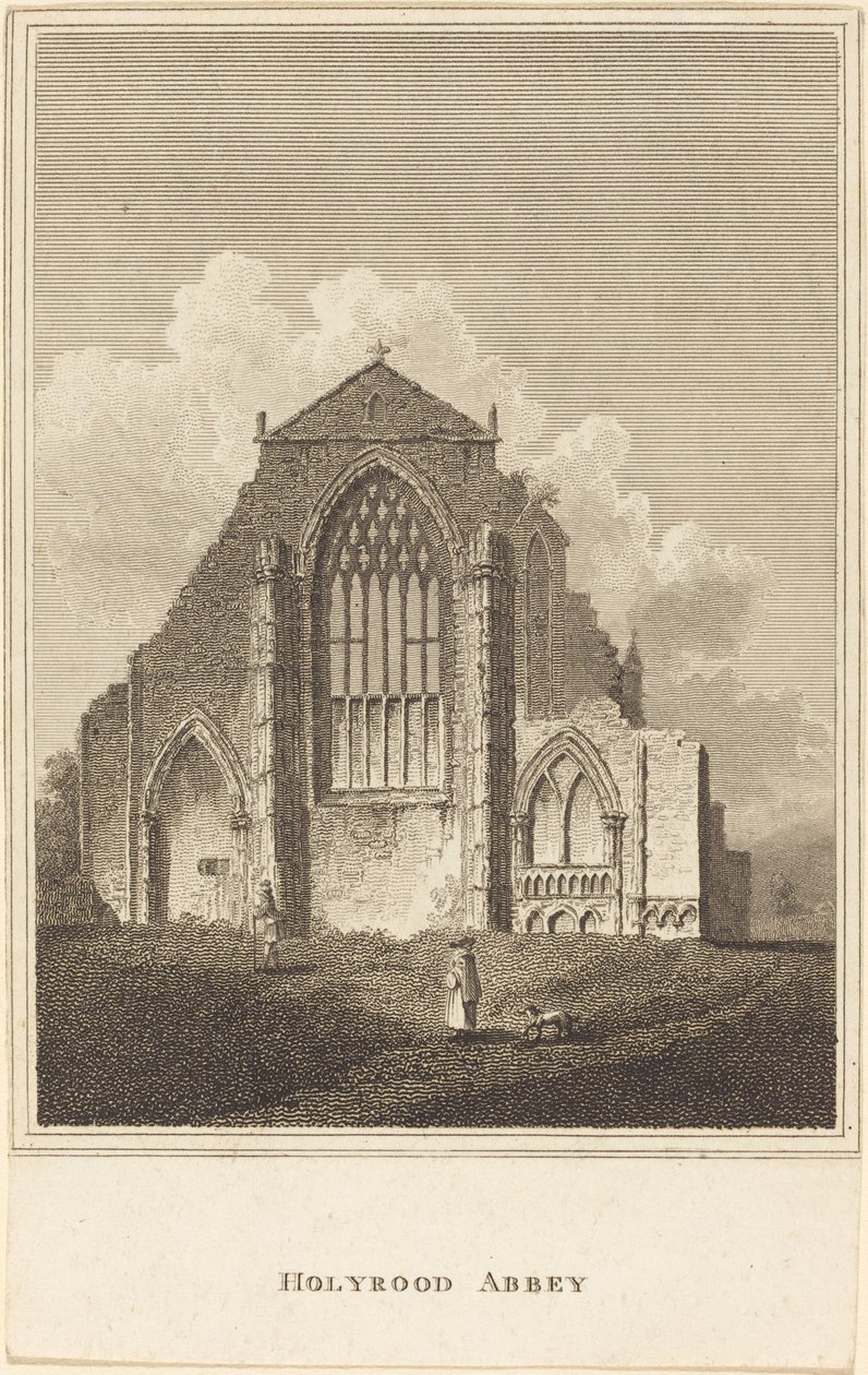 Holyrood Abbey af British 19th Century