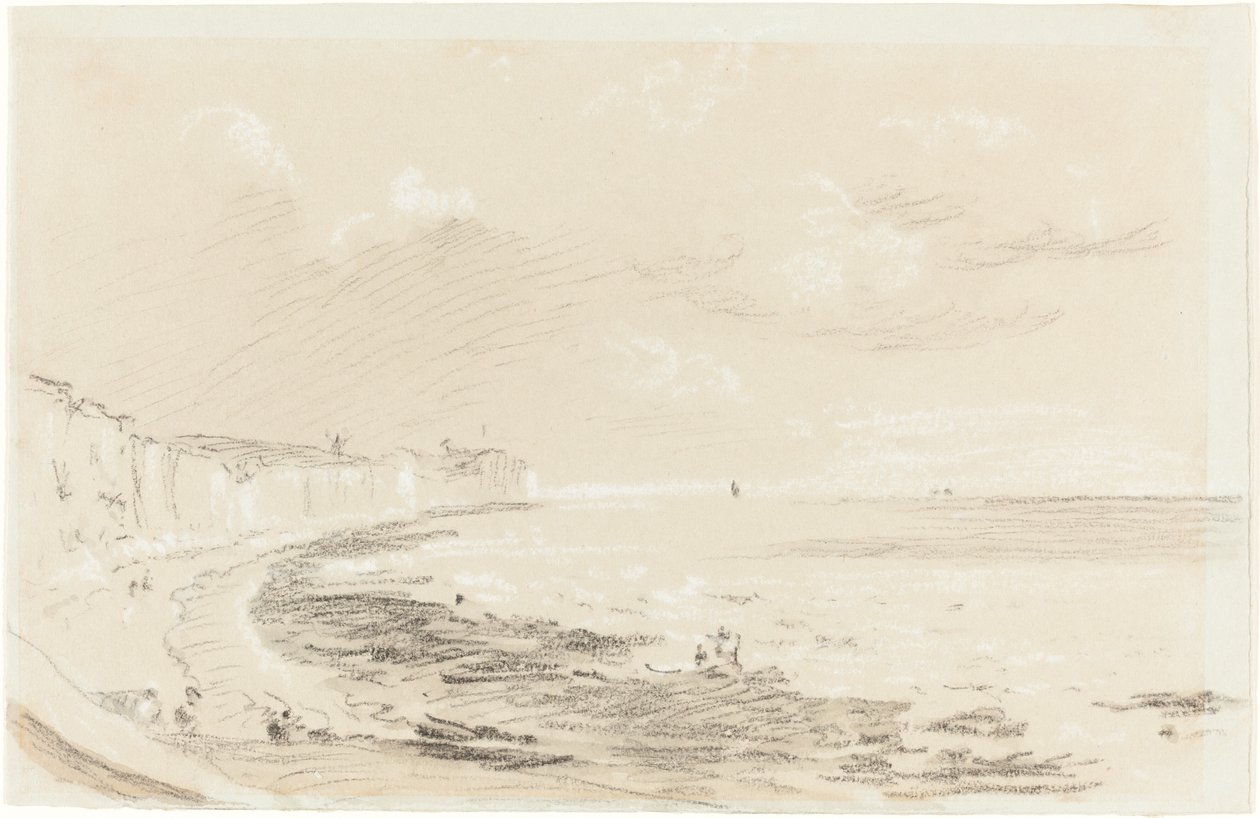 Sea Coast Scene af British 19th Century