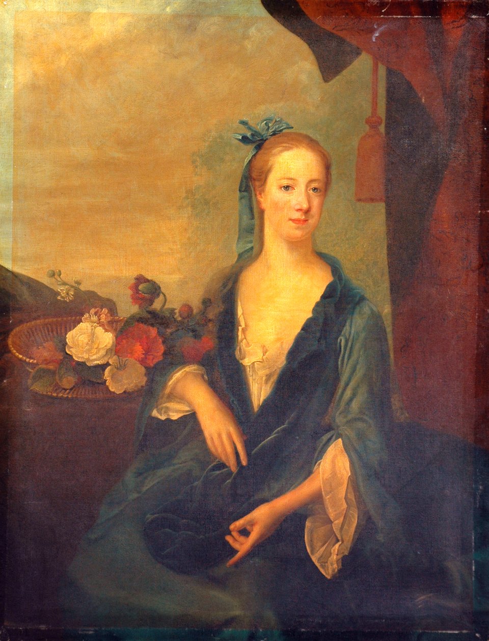Lady In Blue, 1700 af British School