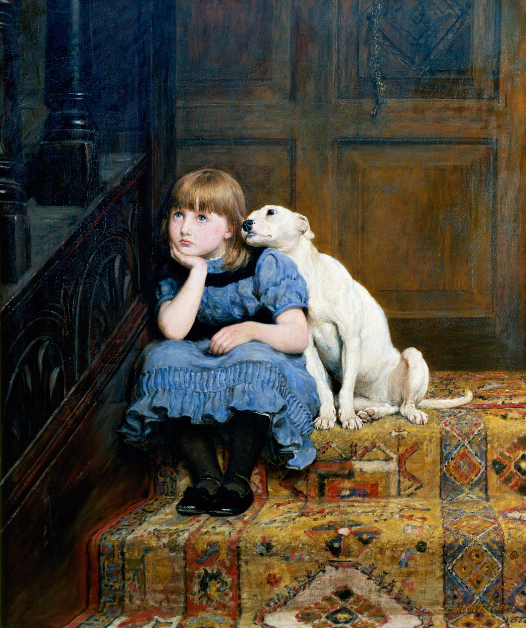 Sympati, 1877 af Briton Riviere