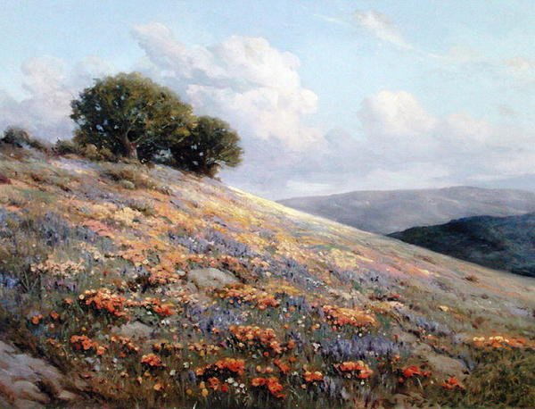 Sommerblomstring af Bruce Crane