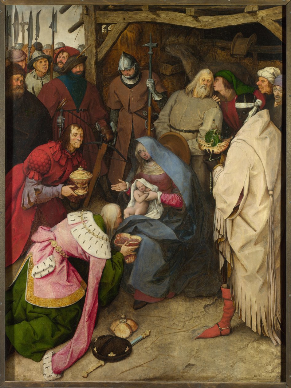 Kongernes tilbedelse, 1564 af Bruegel