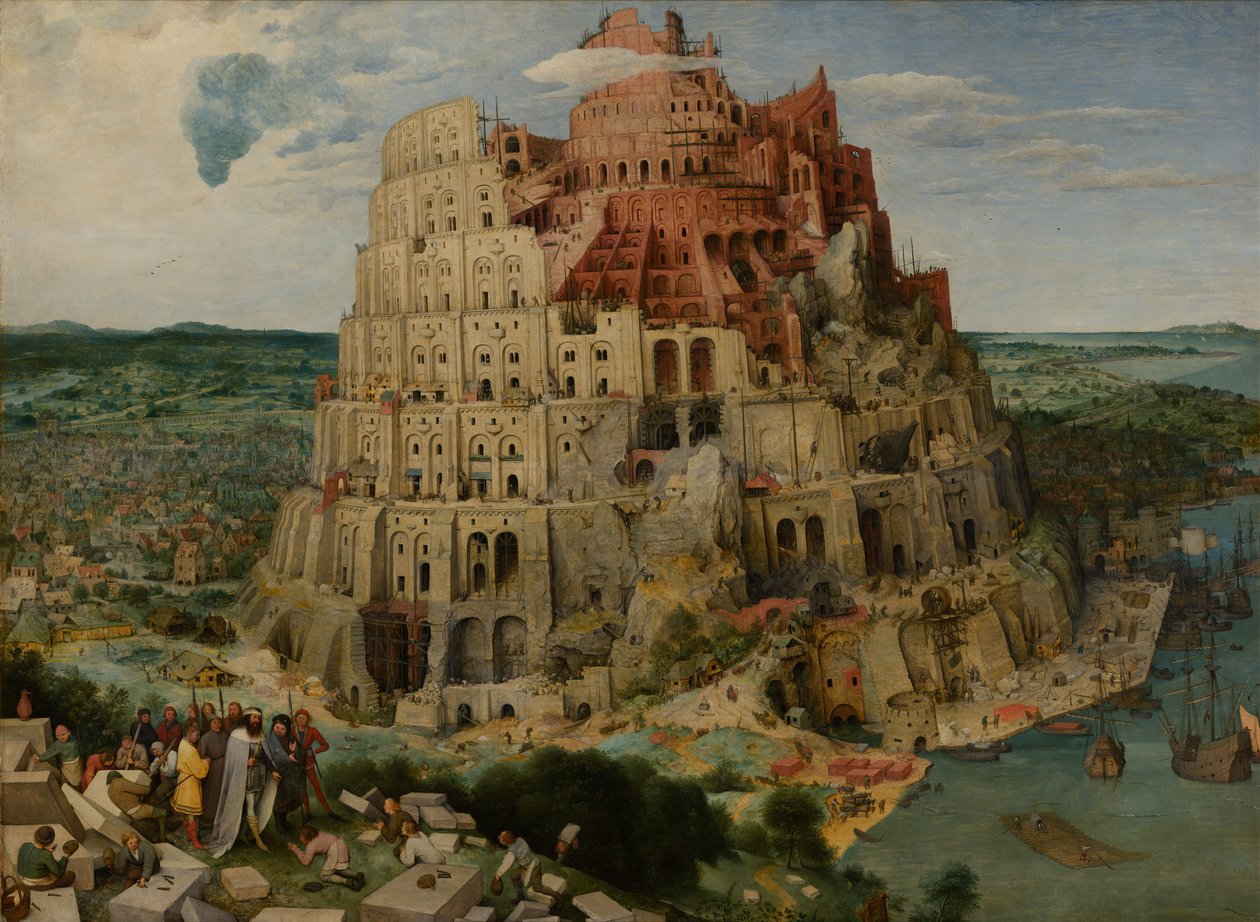 Babelstårnet, 1563 af Bruegel