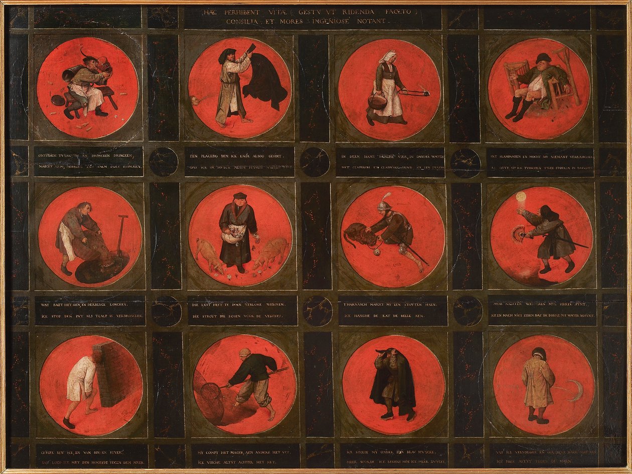 Tolv Ordsprog, 1558. af Bruegel