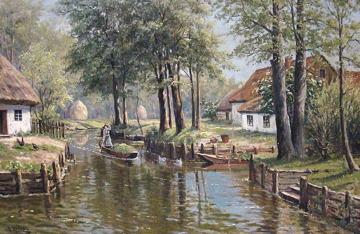 Udsigt over Spreewald af Bruno Moras