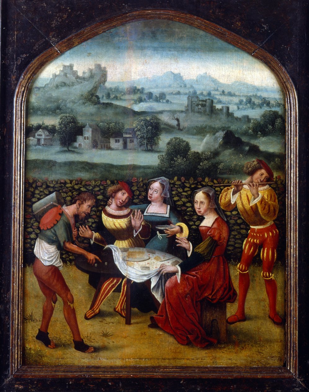 Den fortabte søn (miniature) af Brunswick Monogrammist