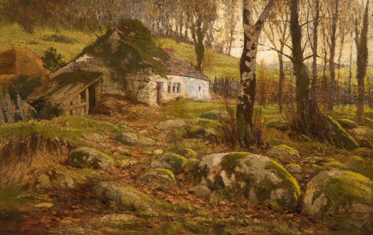Et walisisk sommerhus, 1884 af Buckley Ousey