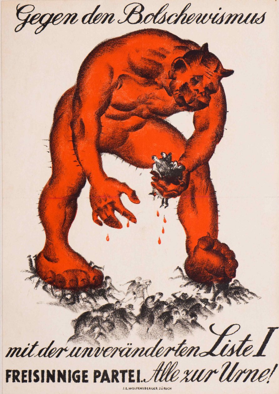 Mod bolsjevismen, 1919. af Burkhard Mangold