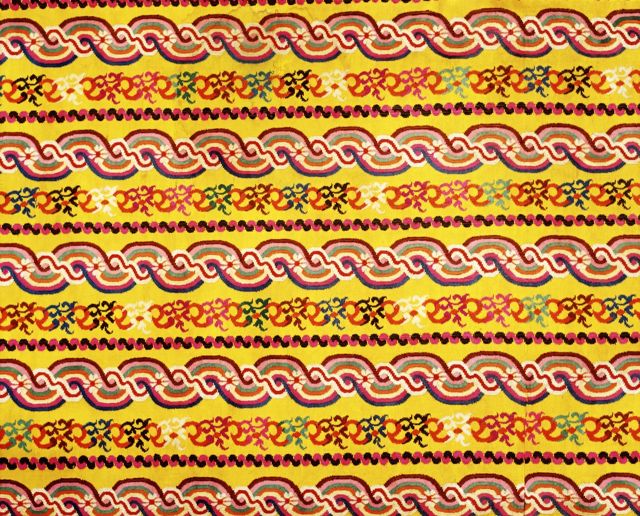 Stofdesign (tekstil) af Burmese School