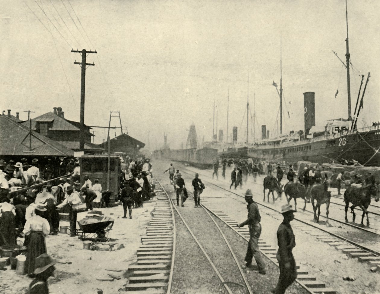 Frigivne fanger, spansk-amerikansk krig, juni 1898, 1899. af Burr McIntosh