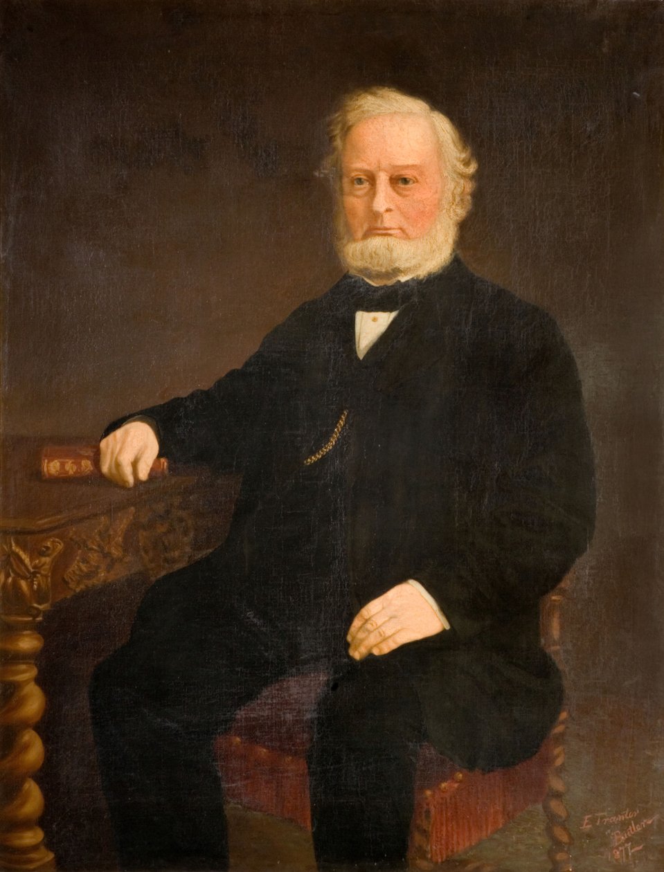 Portræt af William Tranter, 1860-1890. af Butler E Tranter
