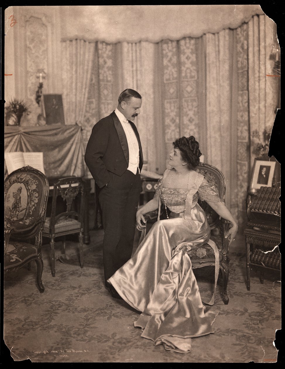 Mr. og Mrs. George Gould, 1908 (sølv gelatinetryk) af Byron Company