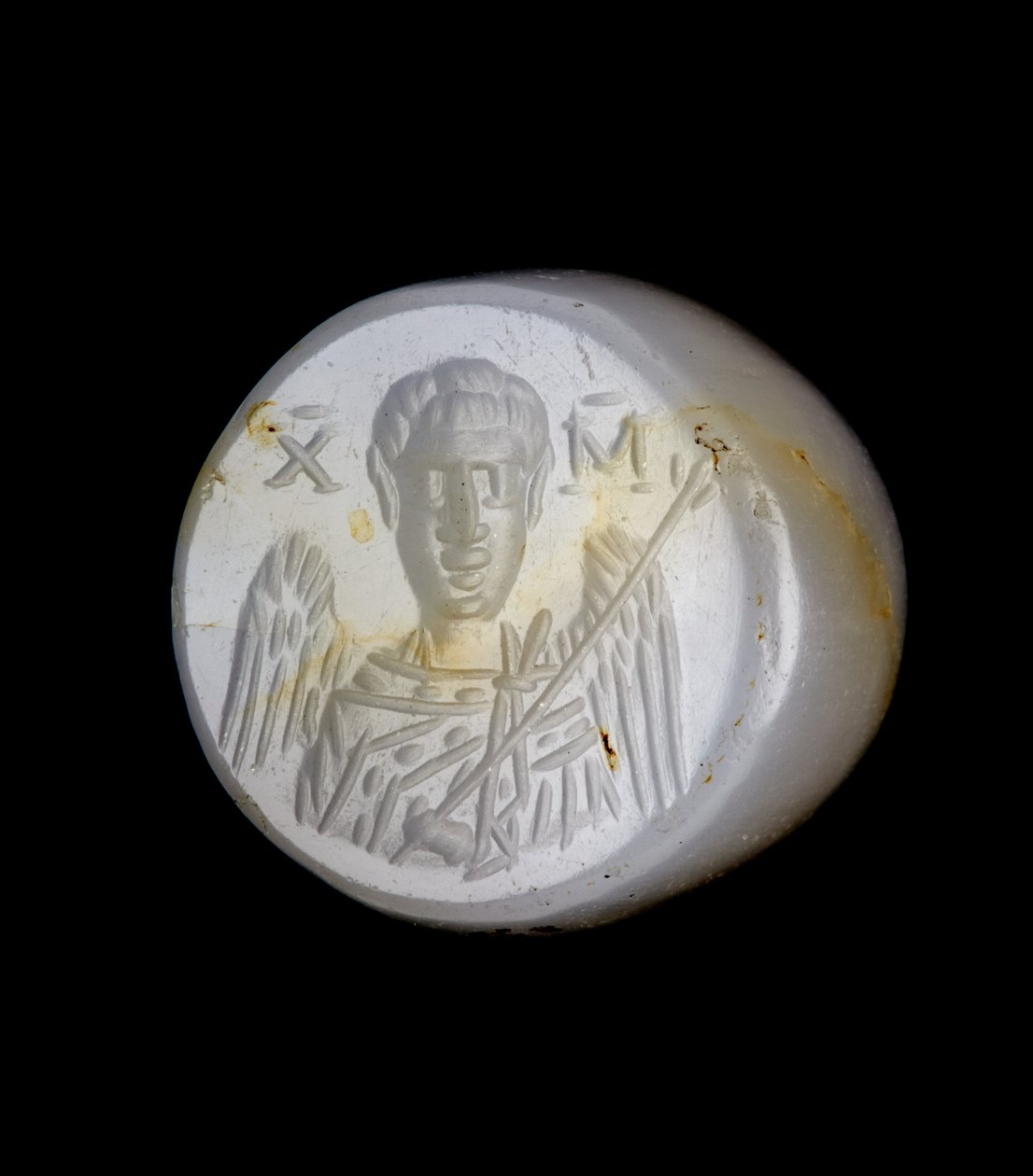 Buste af ærkeenglen Michael (kalcedon) af Byzantine