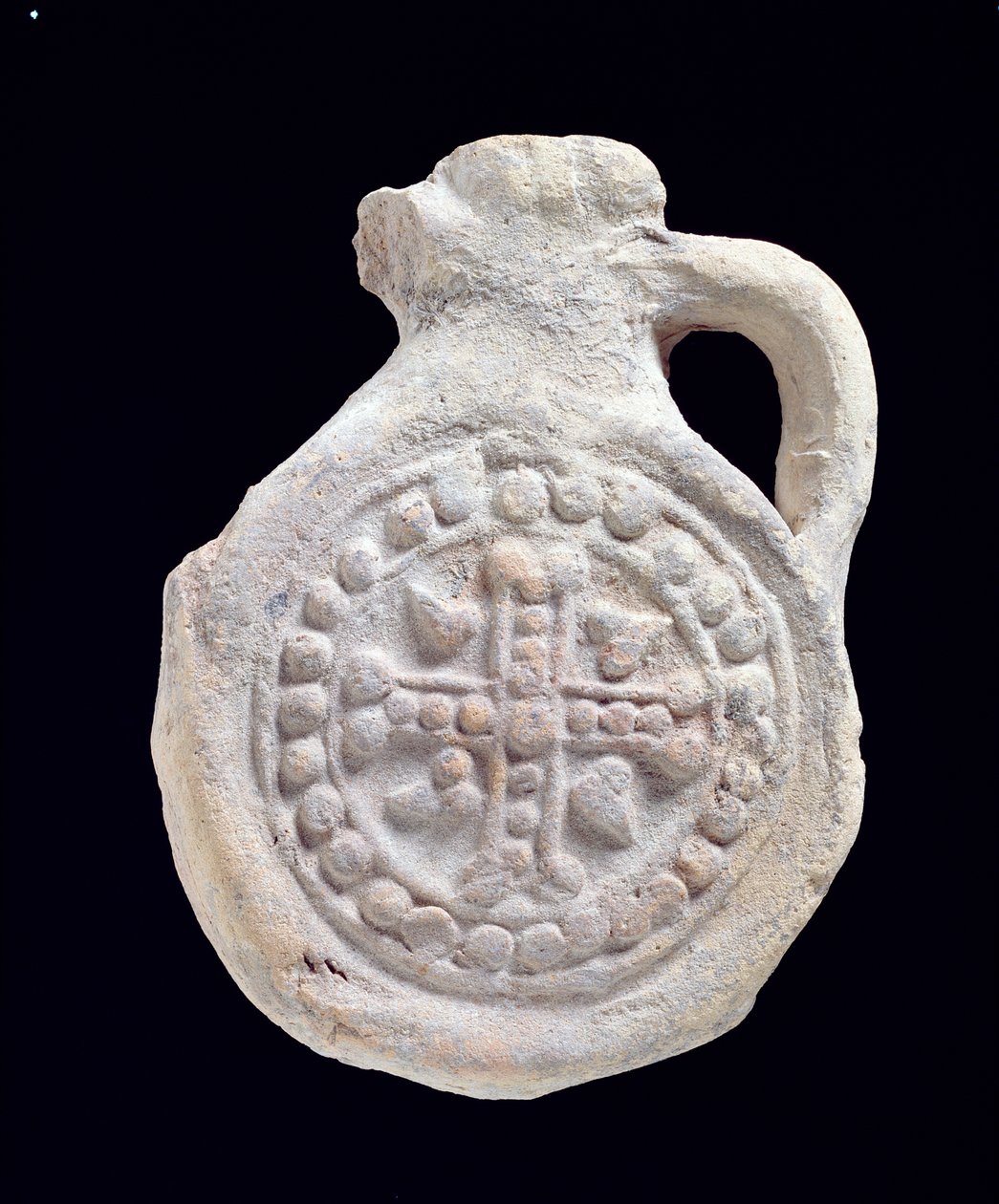 Pilgrimskolbe (ler) af Byzantine