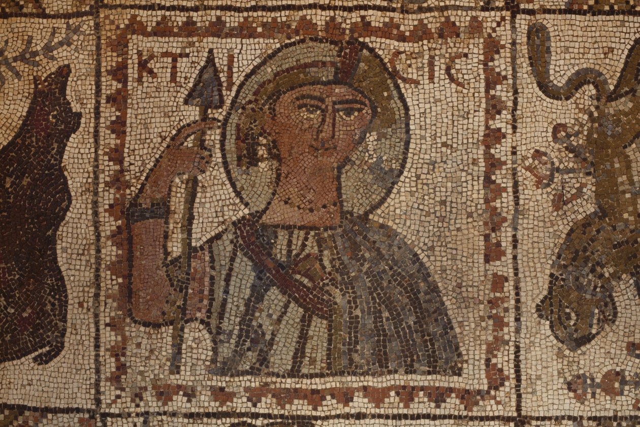 Portræt af en dignitær (mosaik) af Byzantine School