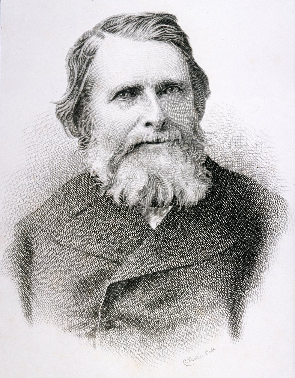 Portræt af John Ruskin (1819-1900) af C. Laurie